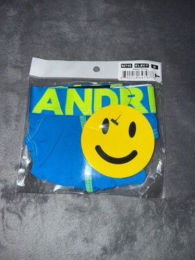 ANDREW Bright Blue & Neon Green Men's Thong